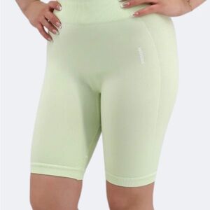 Gymshark Women's Light Green Bike Shorts